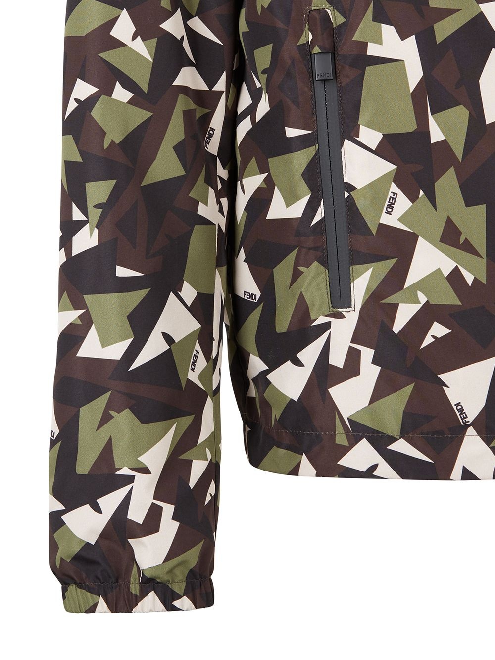 reversible K-Way camouflage jacket - 3