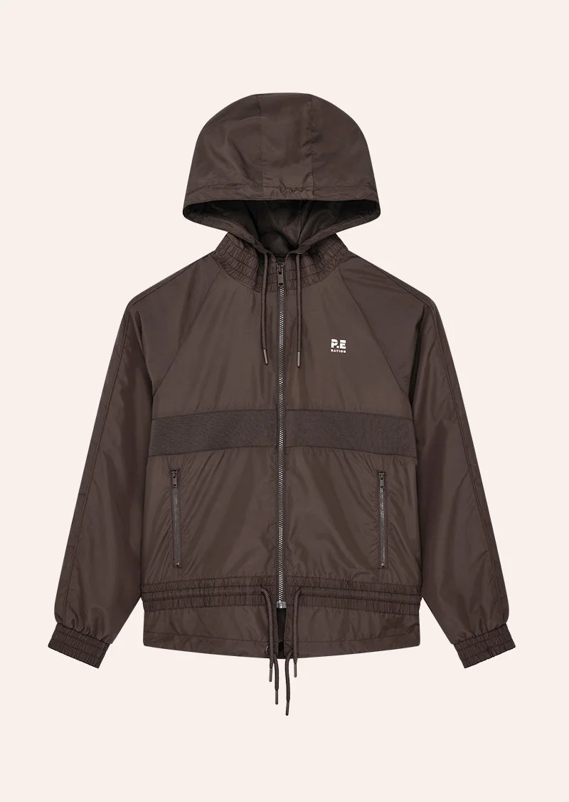 MAN DOWN JACKET IN COFFEE - 1