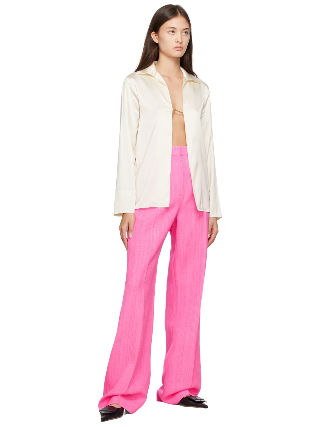 Pink Le Chouchou 'Le Pantalon Sauge' Trousers - 4