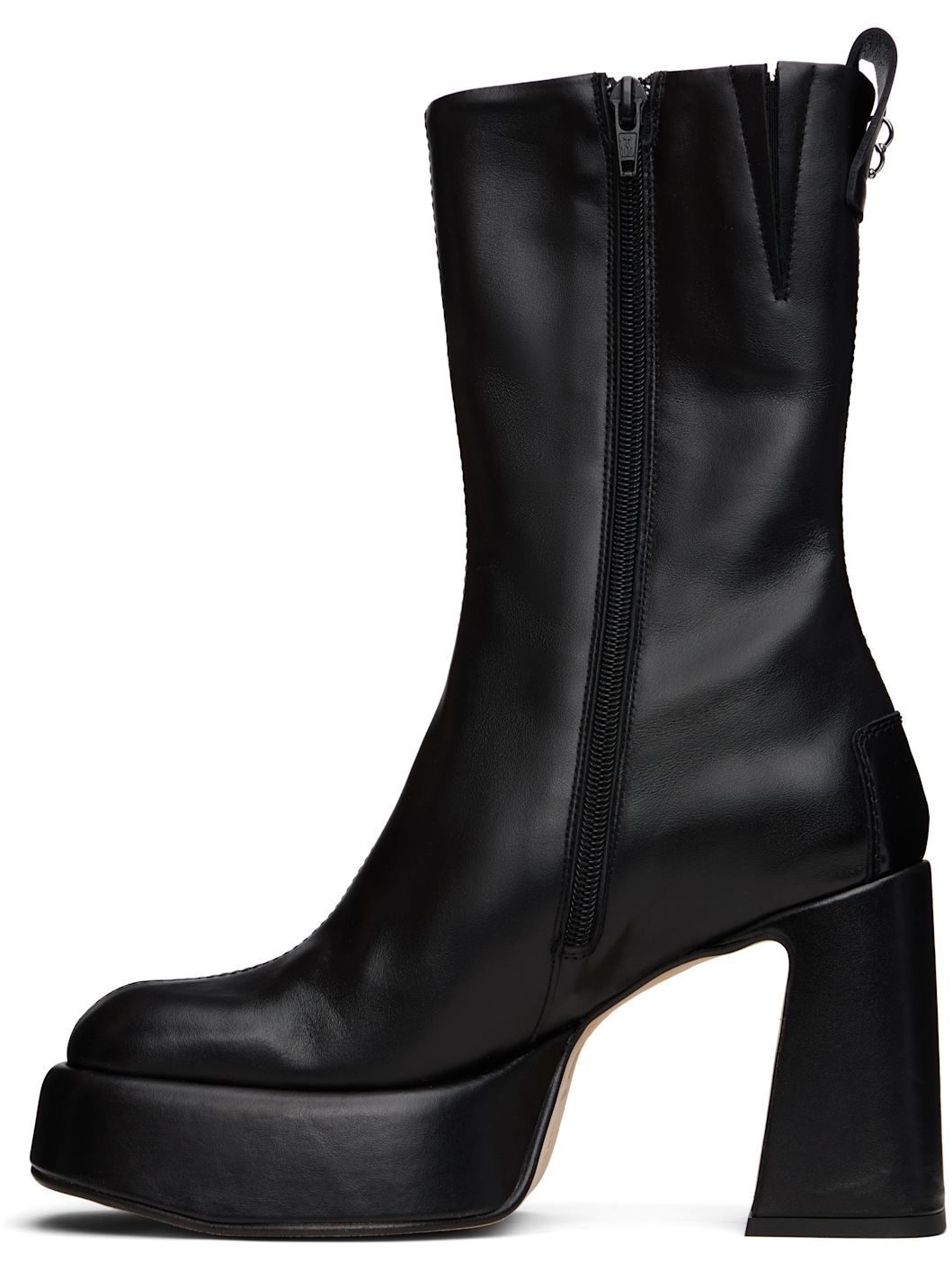 Black Apple Ankle Boots - 3