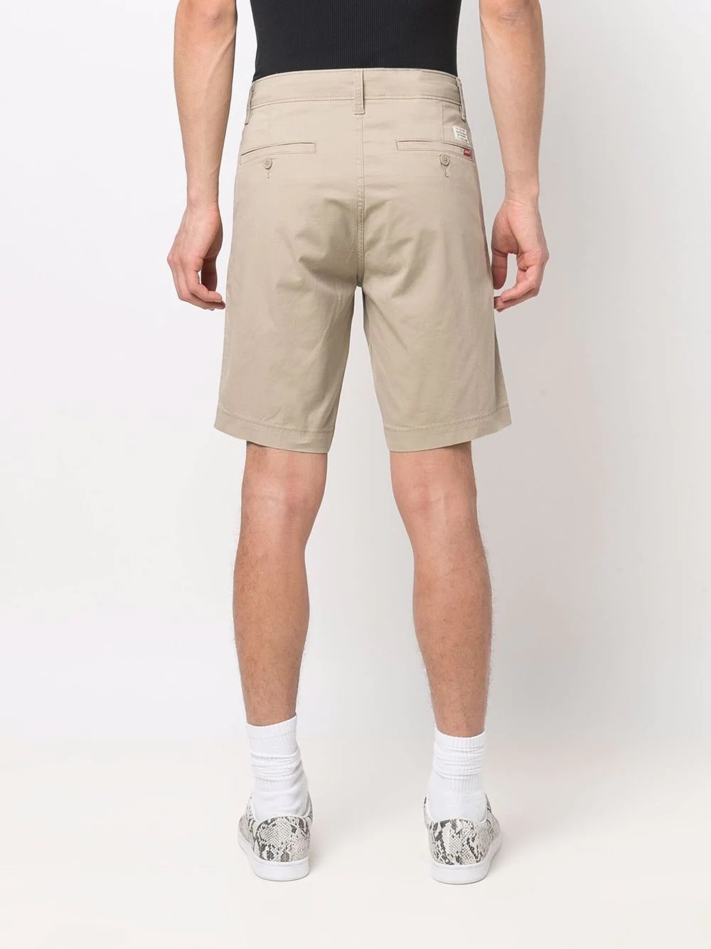 tapered chino shorts - 4