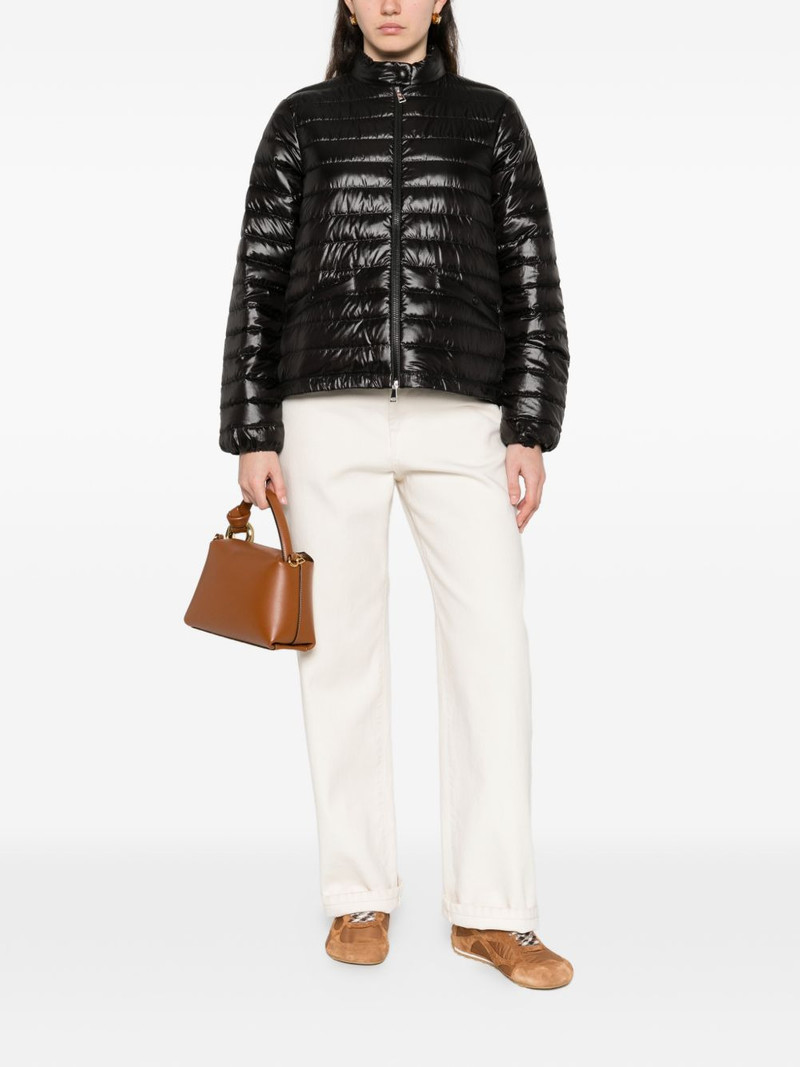 Moncler padded logo-patch jacket outlook