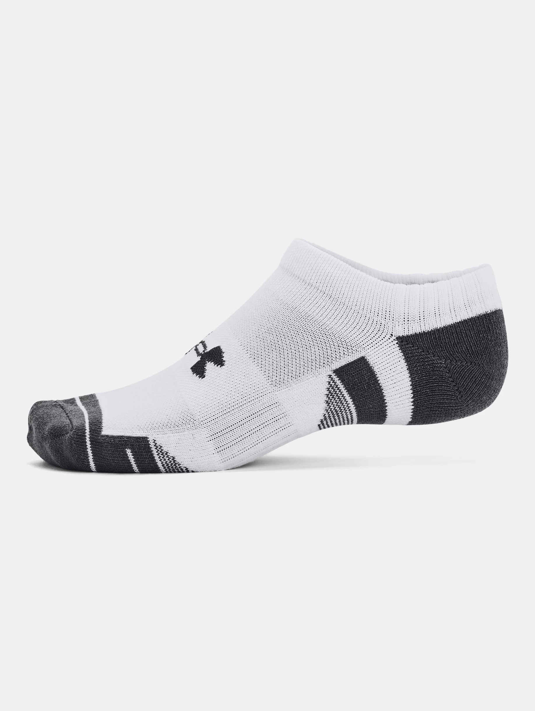 Unisex UA Performance Cotton 3-Pack No Show Socks - 4