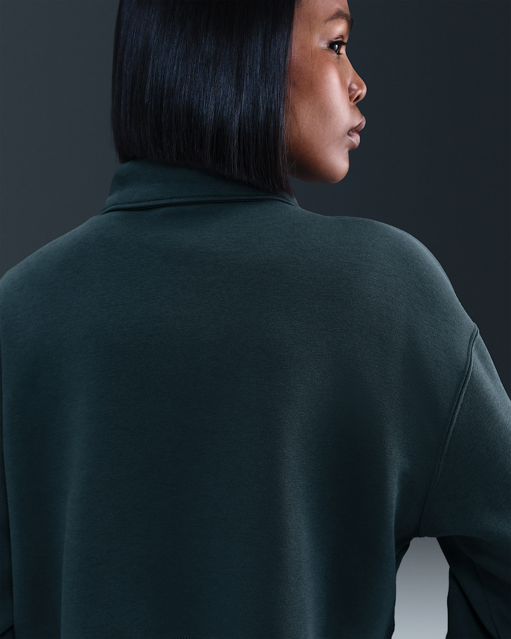 Nike Sportswear Phoenix Fleece Women's Loose Collared Pull-Over Top - 2