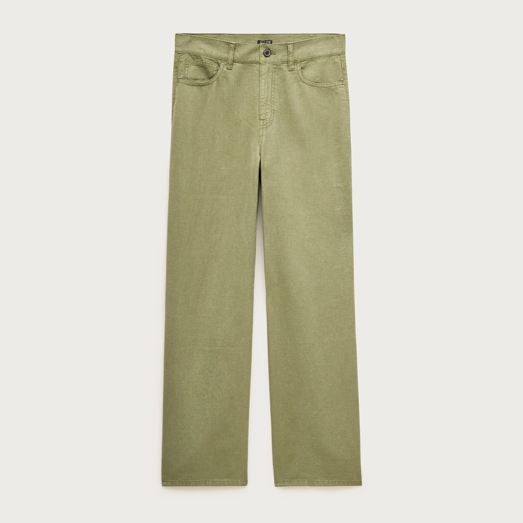 Five-pocket pant in stretch linen blend - 1