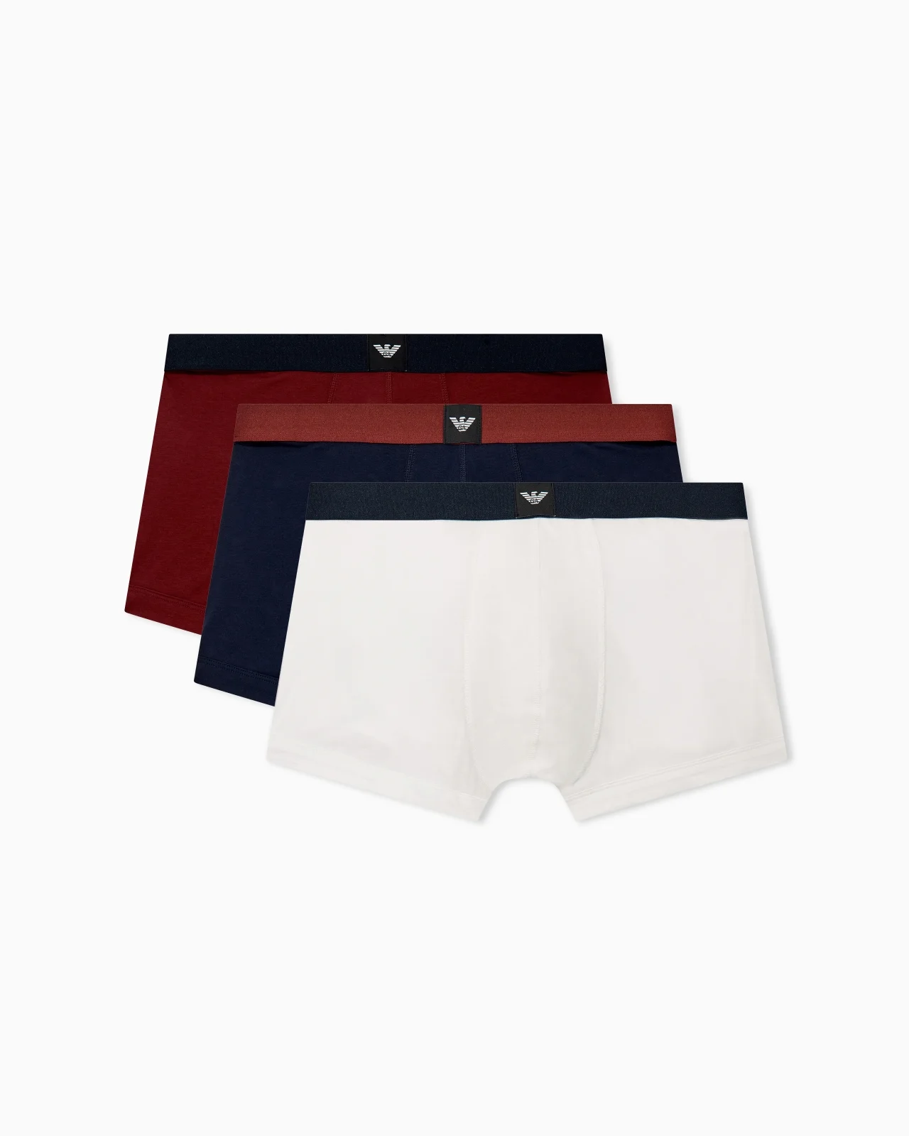 3-PACK COTTON JERSEY TRUNKS WITH ESSENTIAL LOGO LABEL - 1
