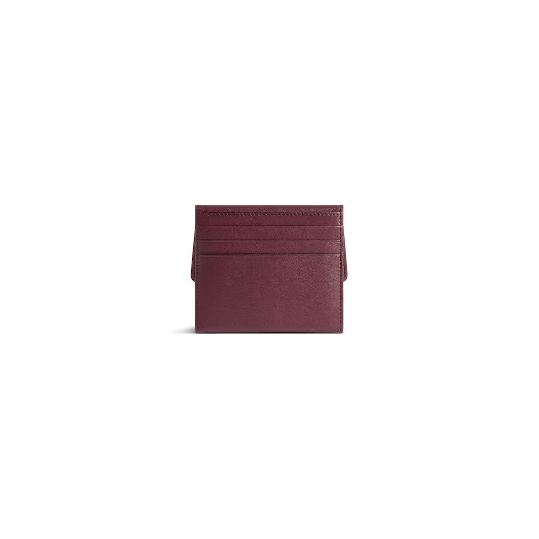 Women's Rodeo Card Holder With Flap in Burgundy - 2