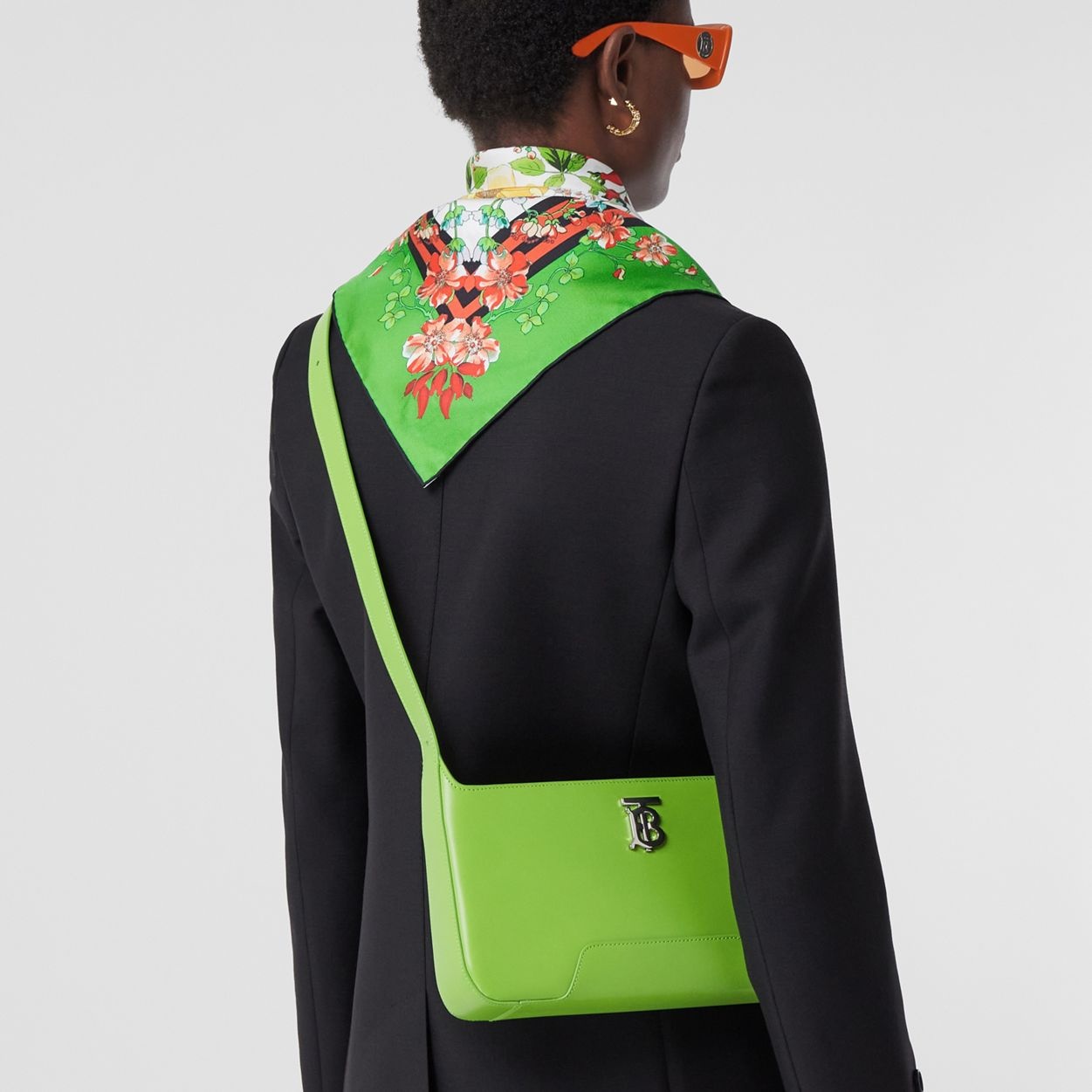 Leather TB Shoulder Bag - 3