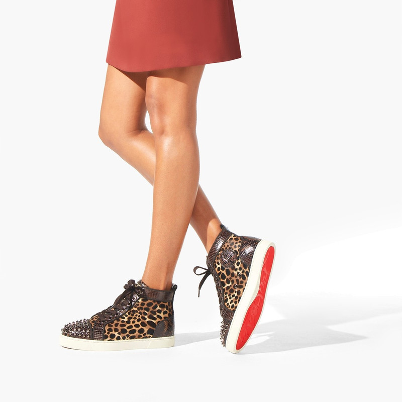 Christian Louboutin LOU SPIKES WOMAN ORLATO FLAT outlook