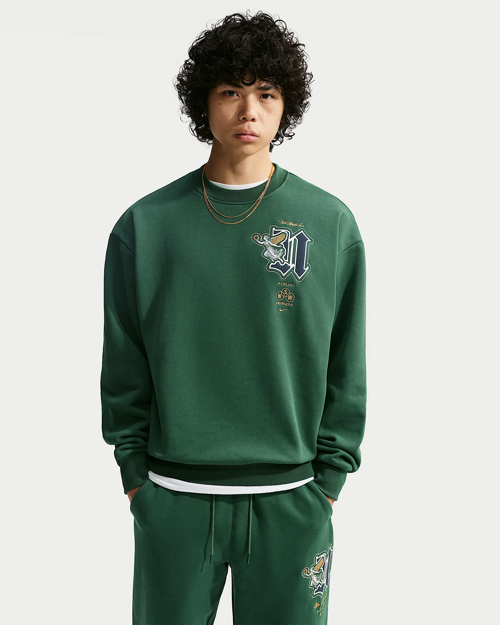 Nike Solo Fleece Men's Crew-Neck Sweatshirt - 1