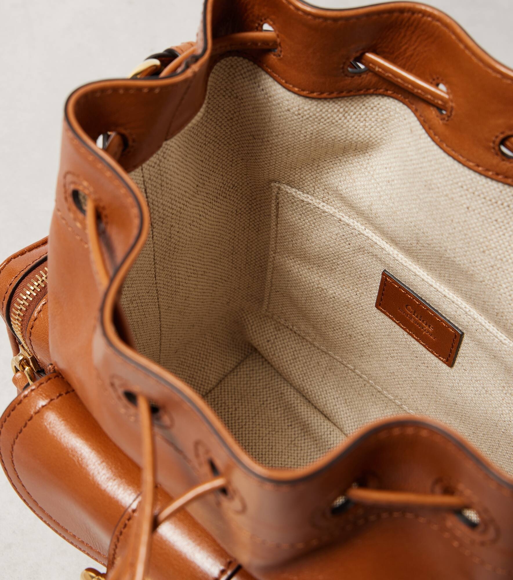 Leather backpack - 3