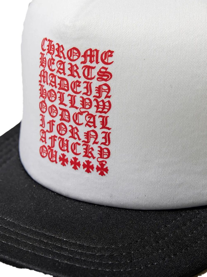 Chrome Hearts Eyechart trucker hat outlook