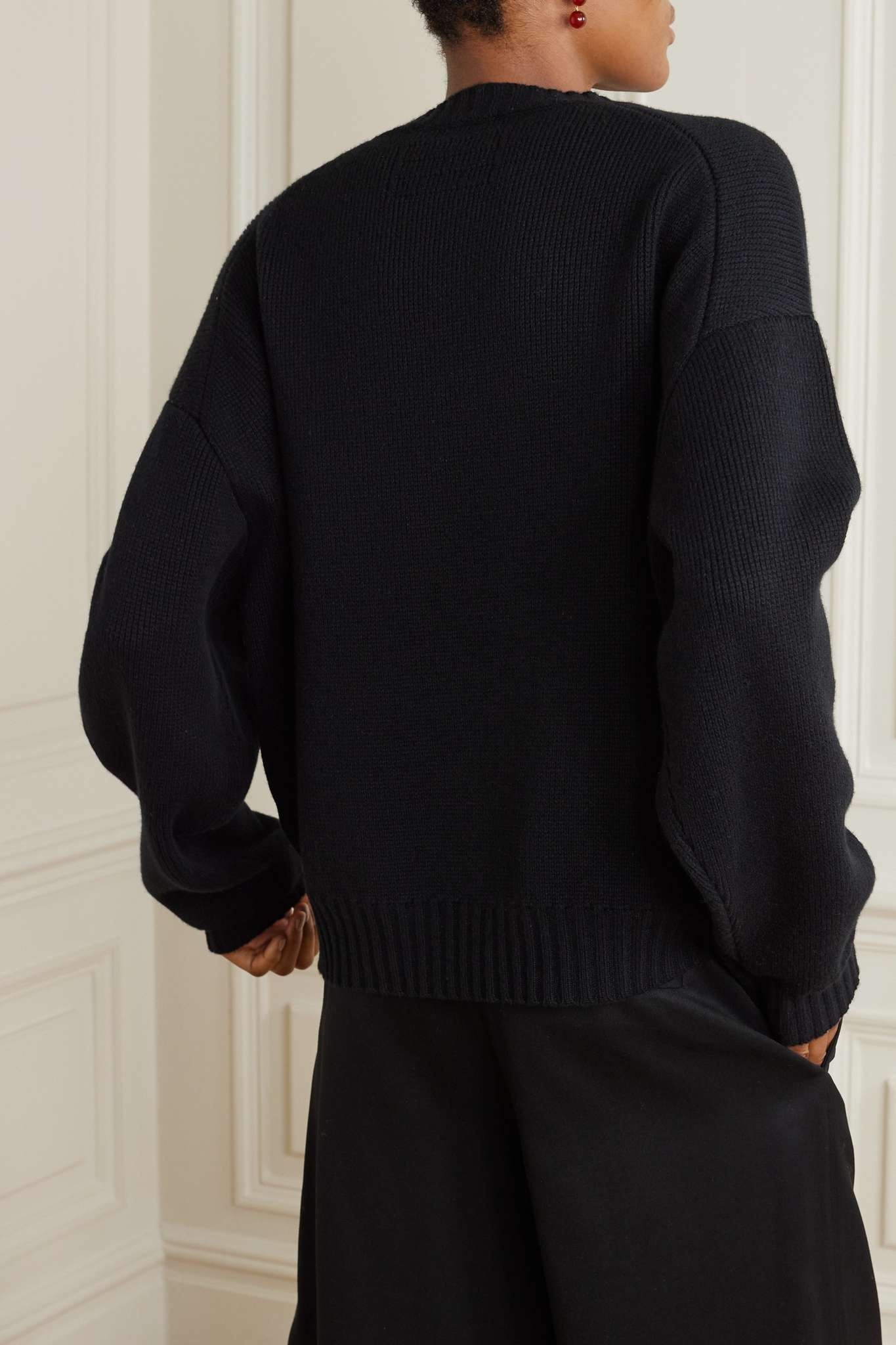 + Ritz Paris embroidered cashmere sweater - 3