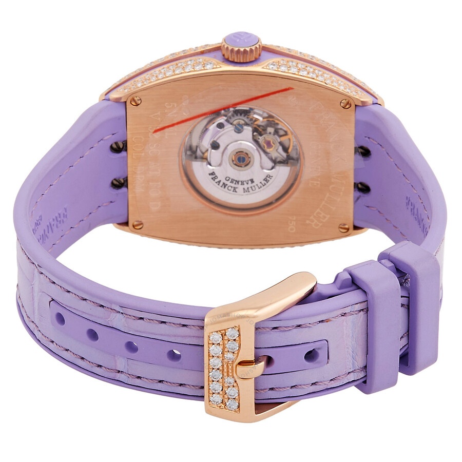 Franck Muller Vanguard Automatic Diamond Silver Dial Ladies Watch V 32 SC AT FO D COL DR 5N VL 5N - 3