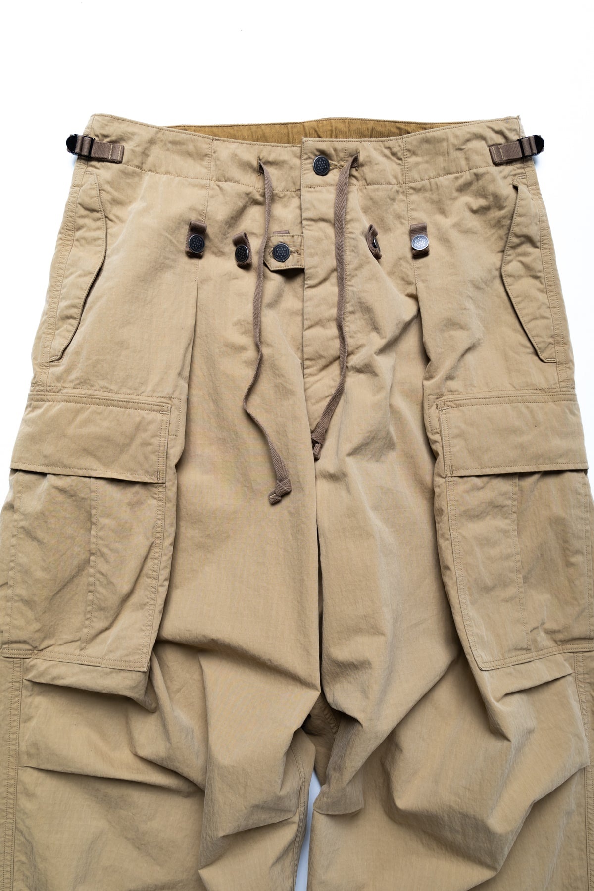 Rip Stop JUMBO Cargo Pants - Beige - 5