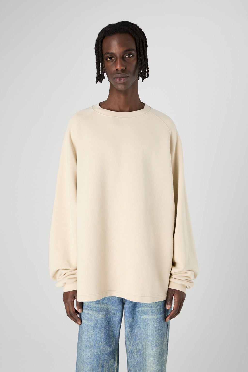 Faded Sand Organic Cotton Jersey - 3
