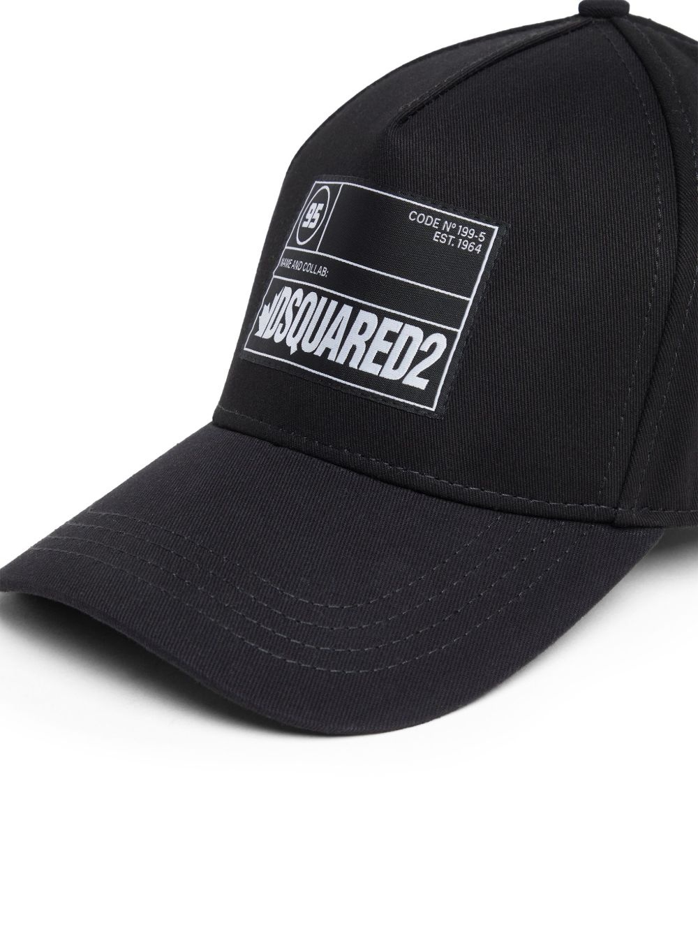 logo patch baseball cap - 3