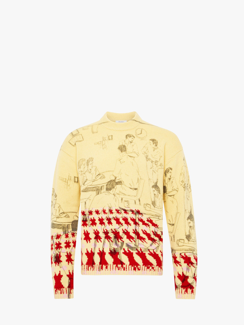 PRINT JACQUARD JUMPER 1