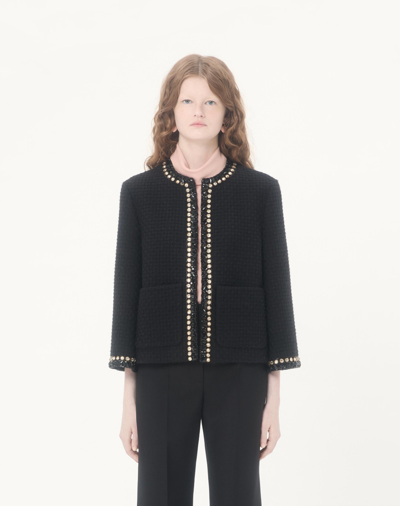 EMBROIDERED CANESTRELLO TWEED JACKET 5