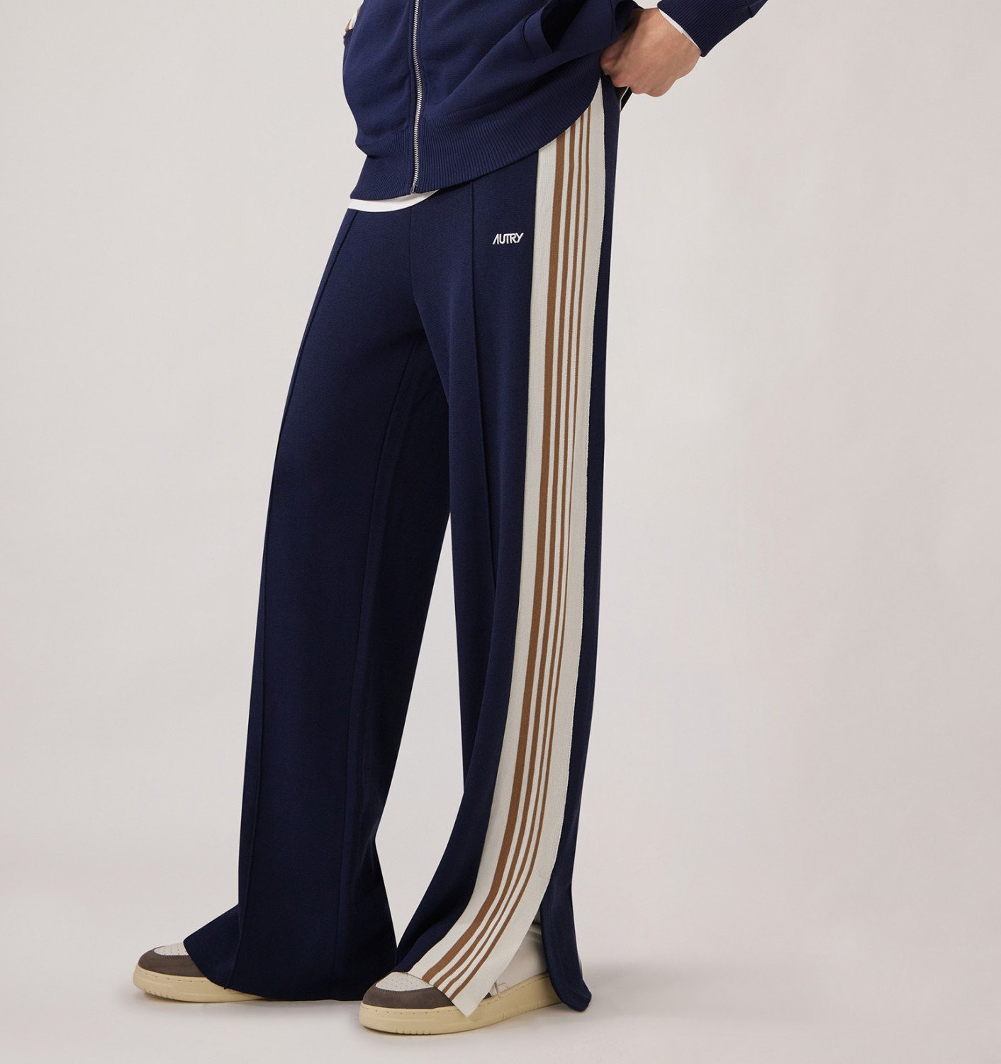 KNITTED TENNIS VISCOSE JOGGERS MAN - 3