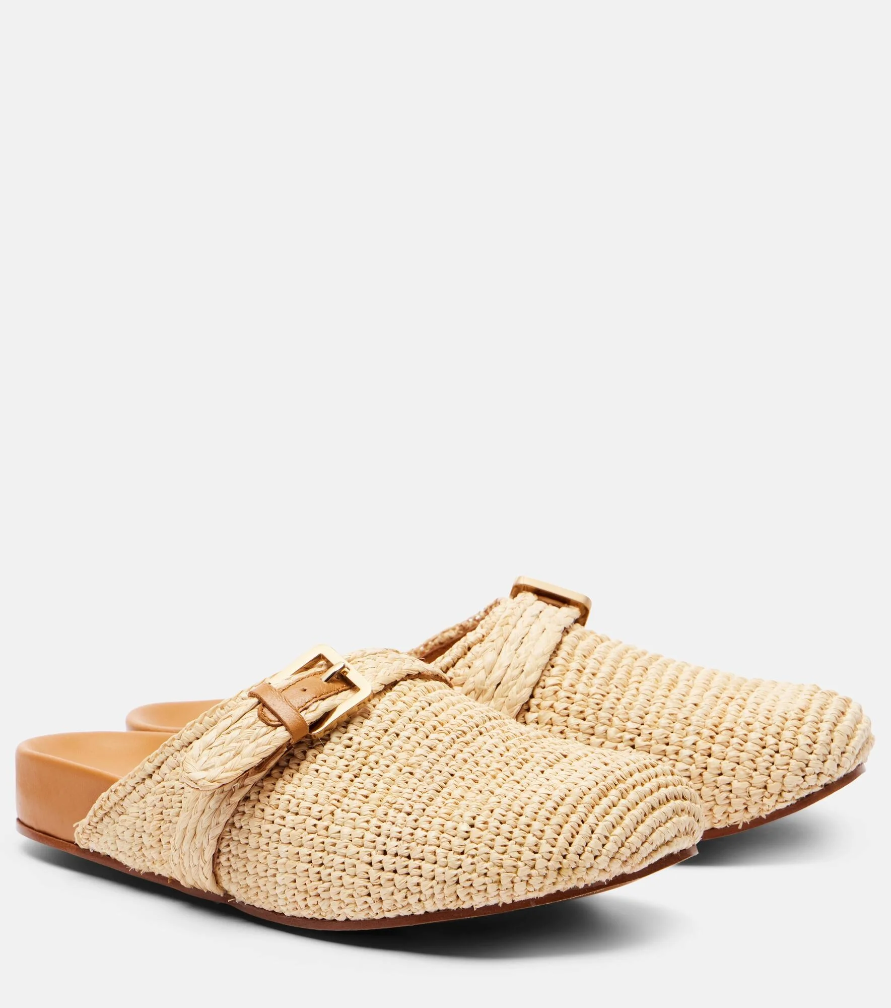Quinta raffia mules - 1