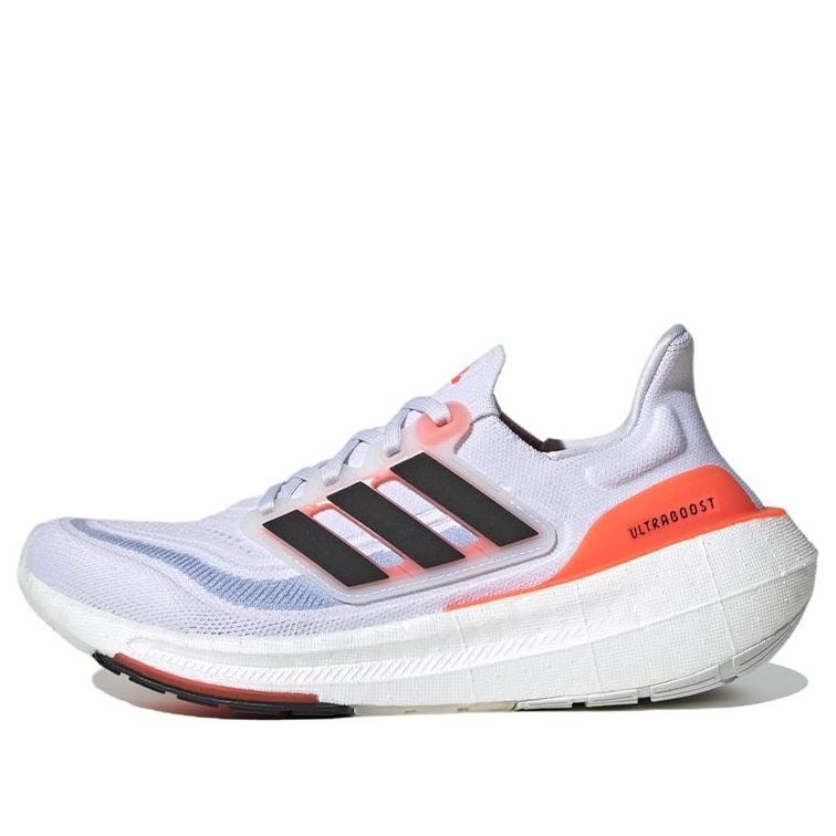 (WMNS)adidas Ultra Boost Light White Black Solar Red HQ6353 - 1