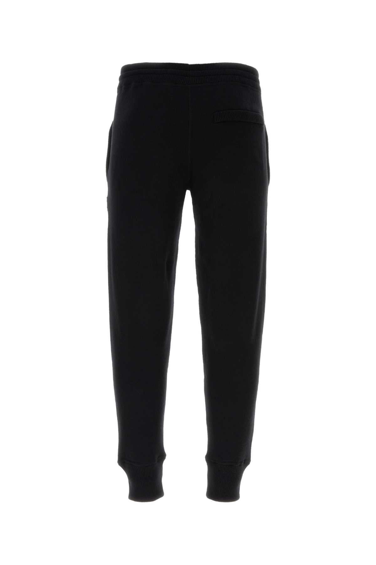 Dolce & Gabbana Men Black Wool Blend Joggers - 2