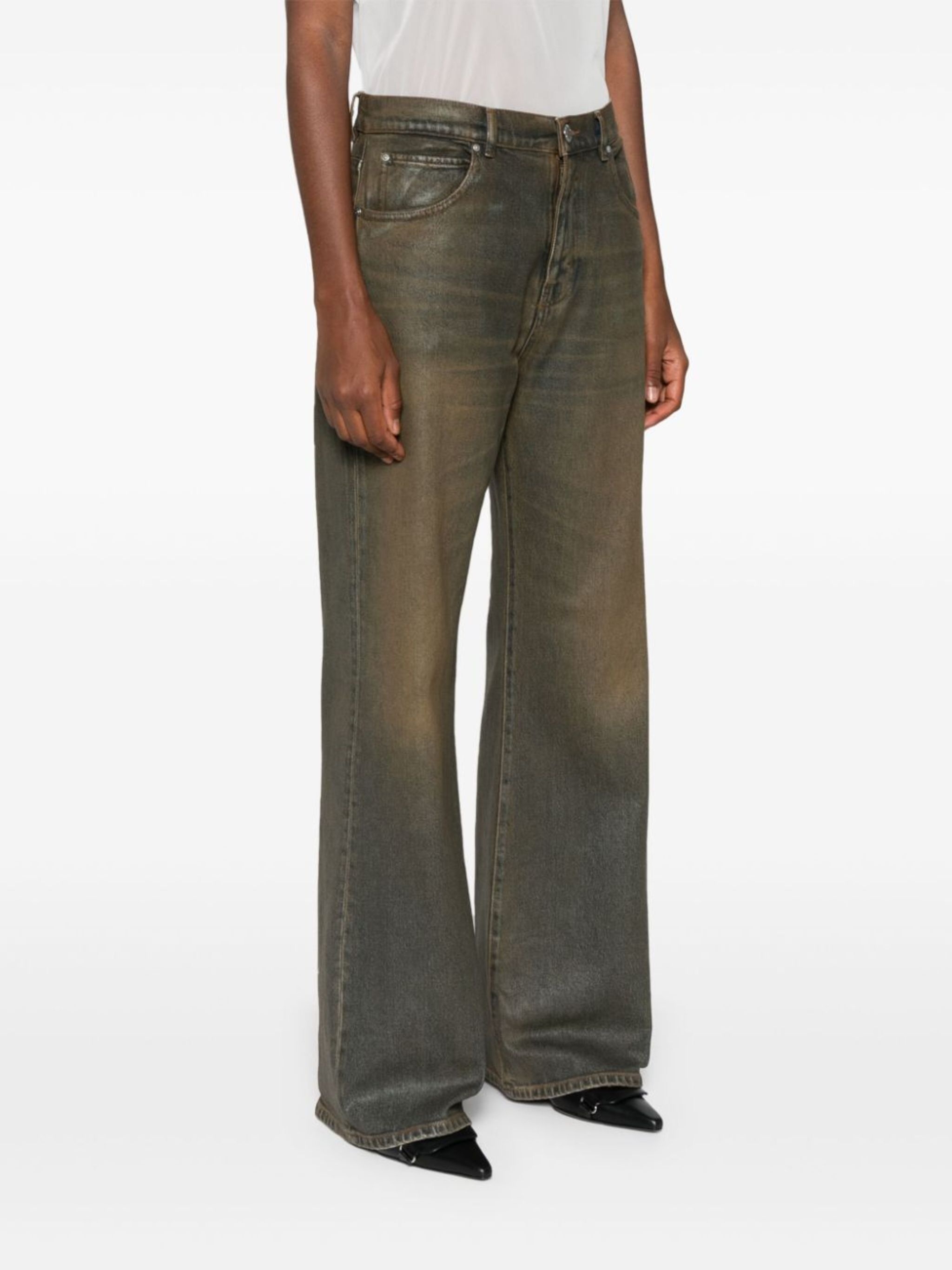 mid-rise straight-leg jeans - 3