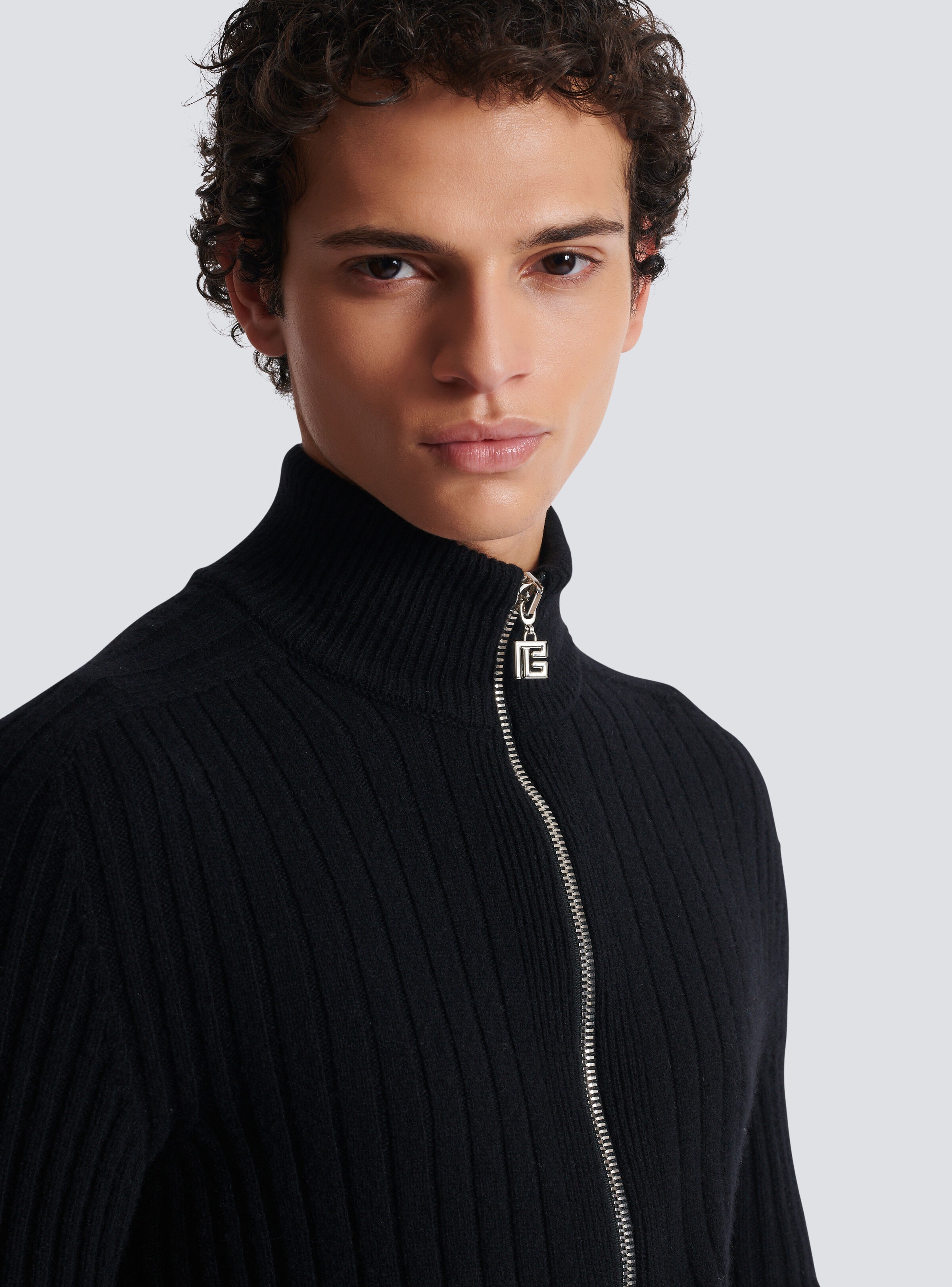 Eco-cashmere high-neck jumper - 7