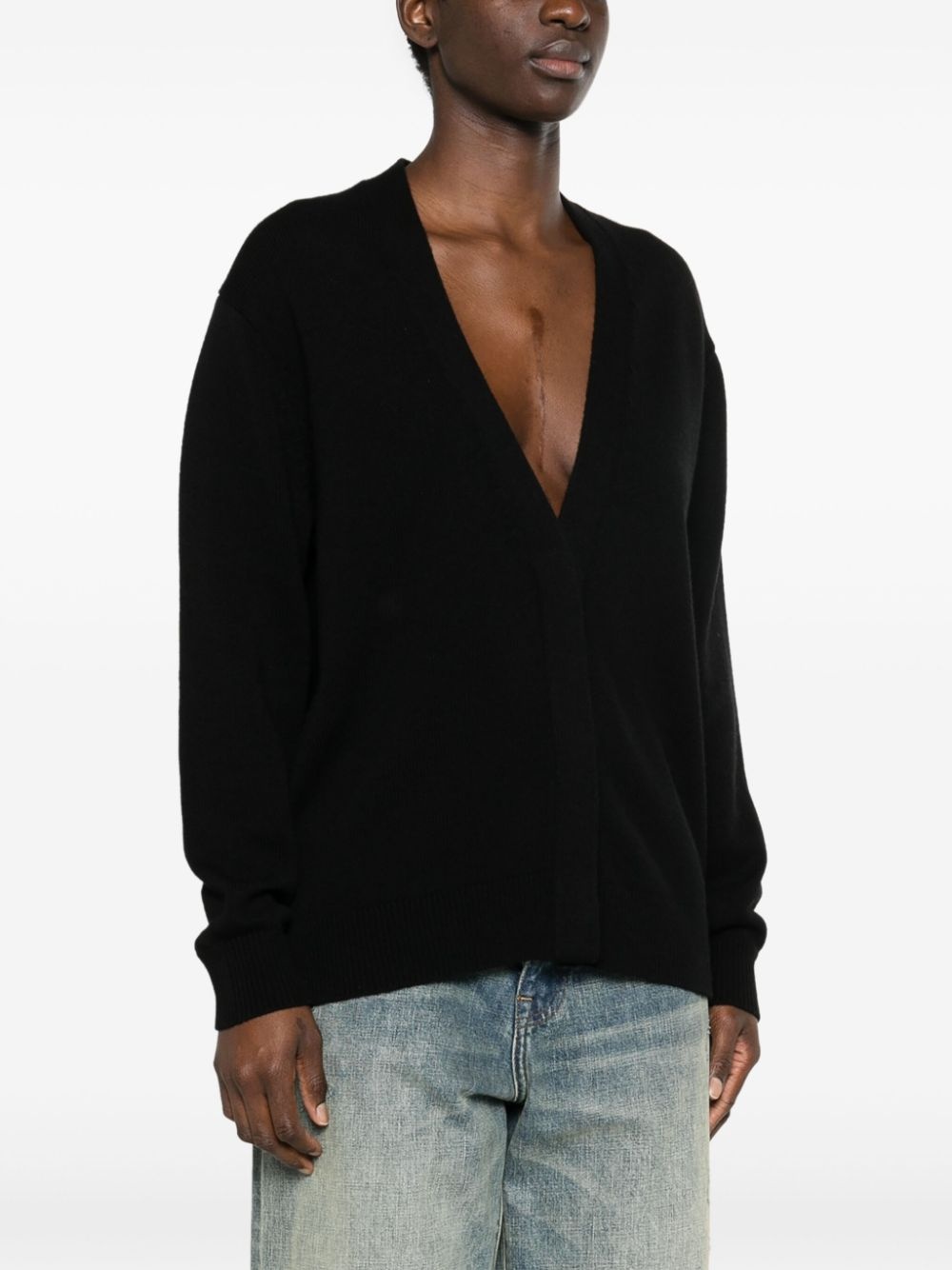 4G jacquard cashmere cardigan - 3