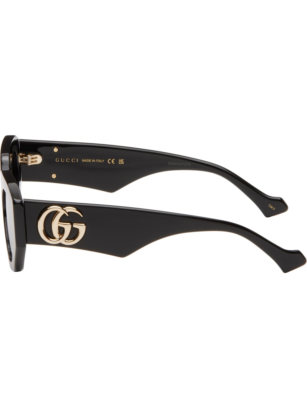 Black Geometrical Sunglasses - 3