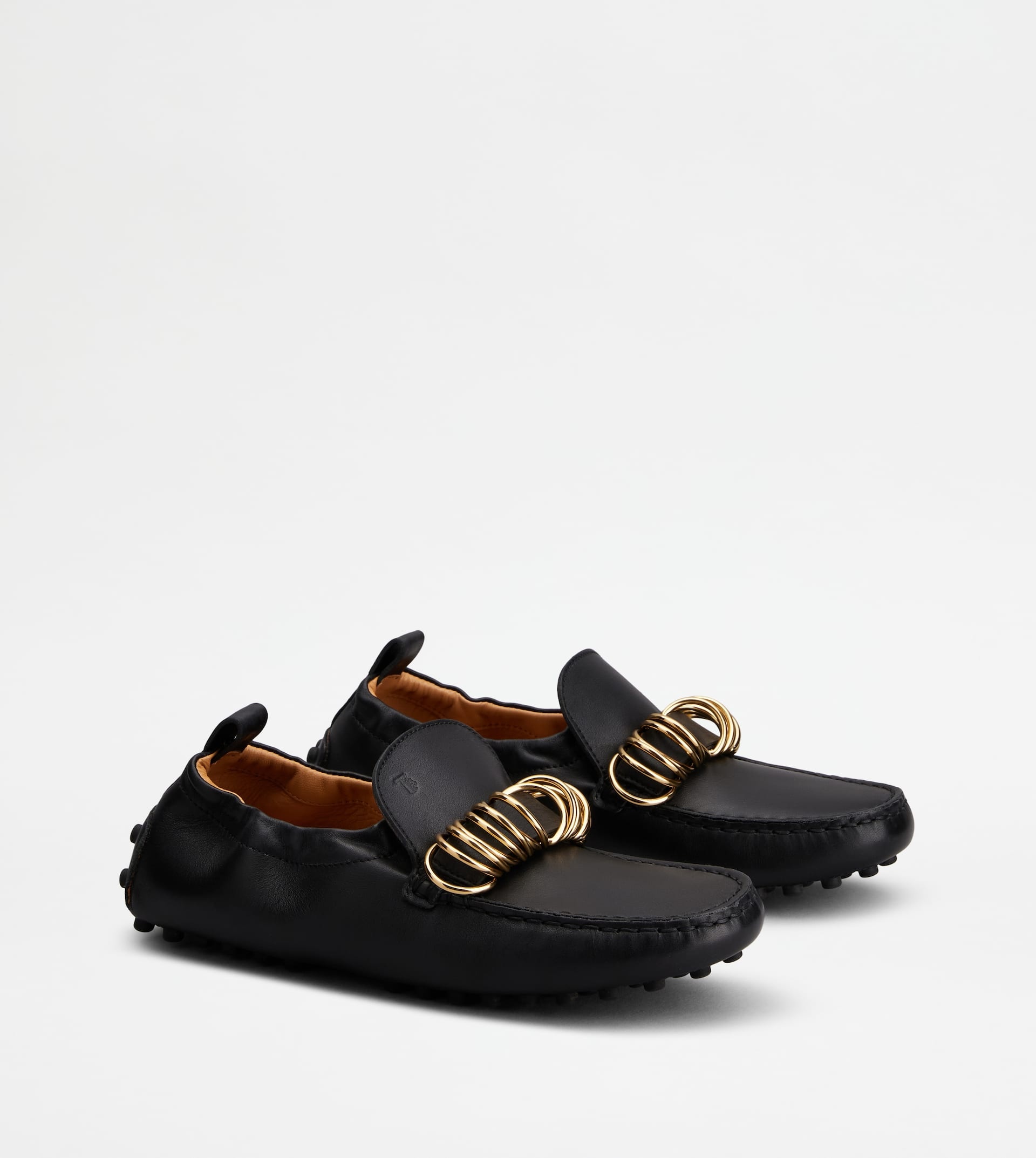 GOMMINO DRIVING SHOES IN LEATHER - BLACK - 2