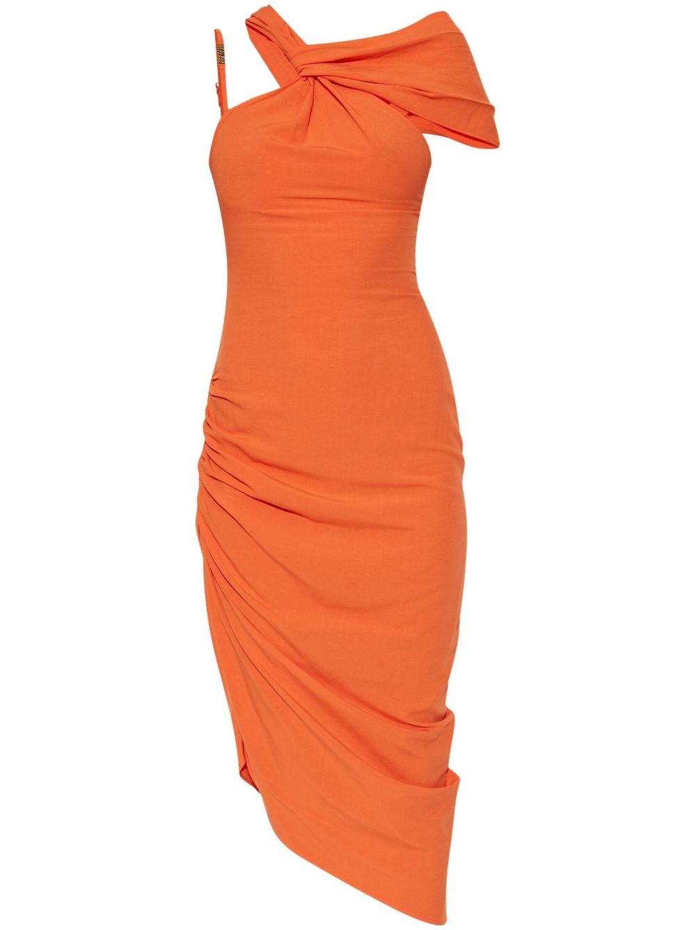 asymmetric midi dress - 1