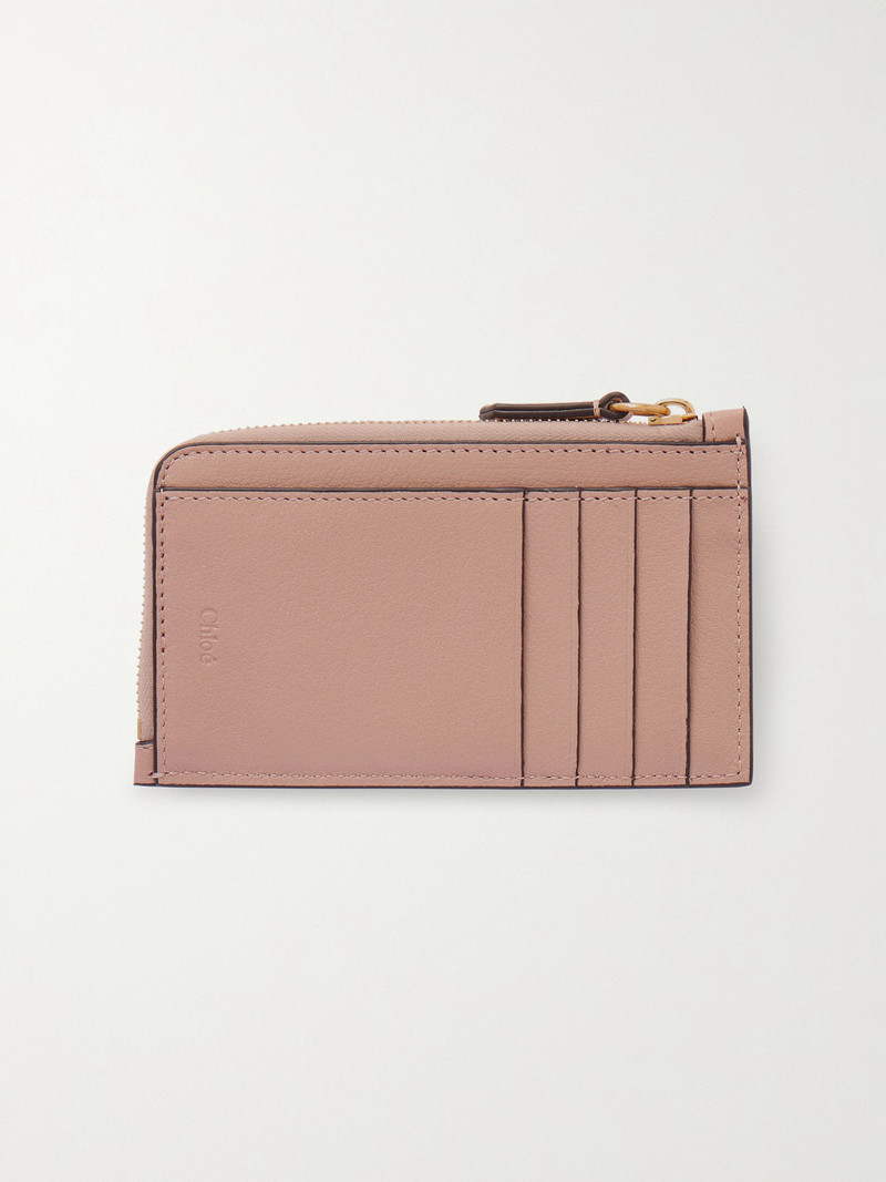 Chloé Paddington Embellished Textured-leather Cardholder outlook