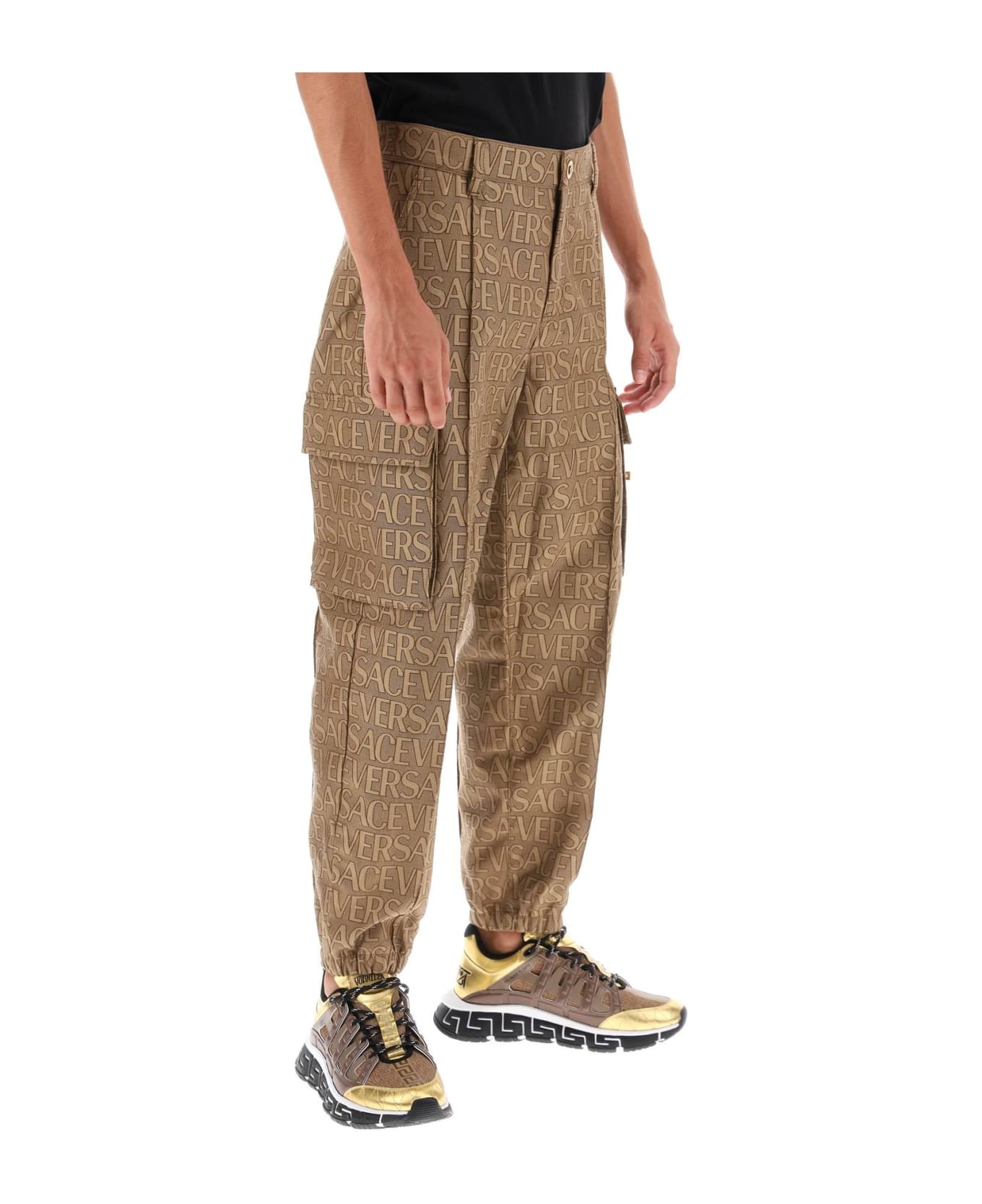 'versace All Over' Cargo Trousers - 2