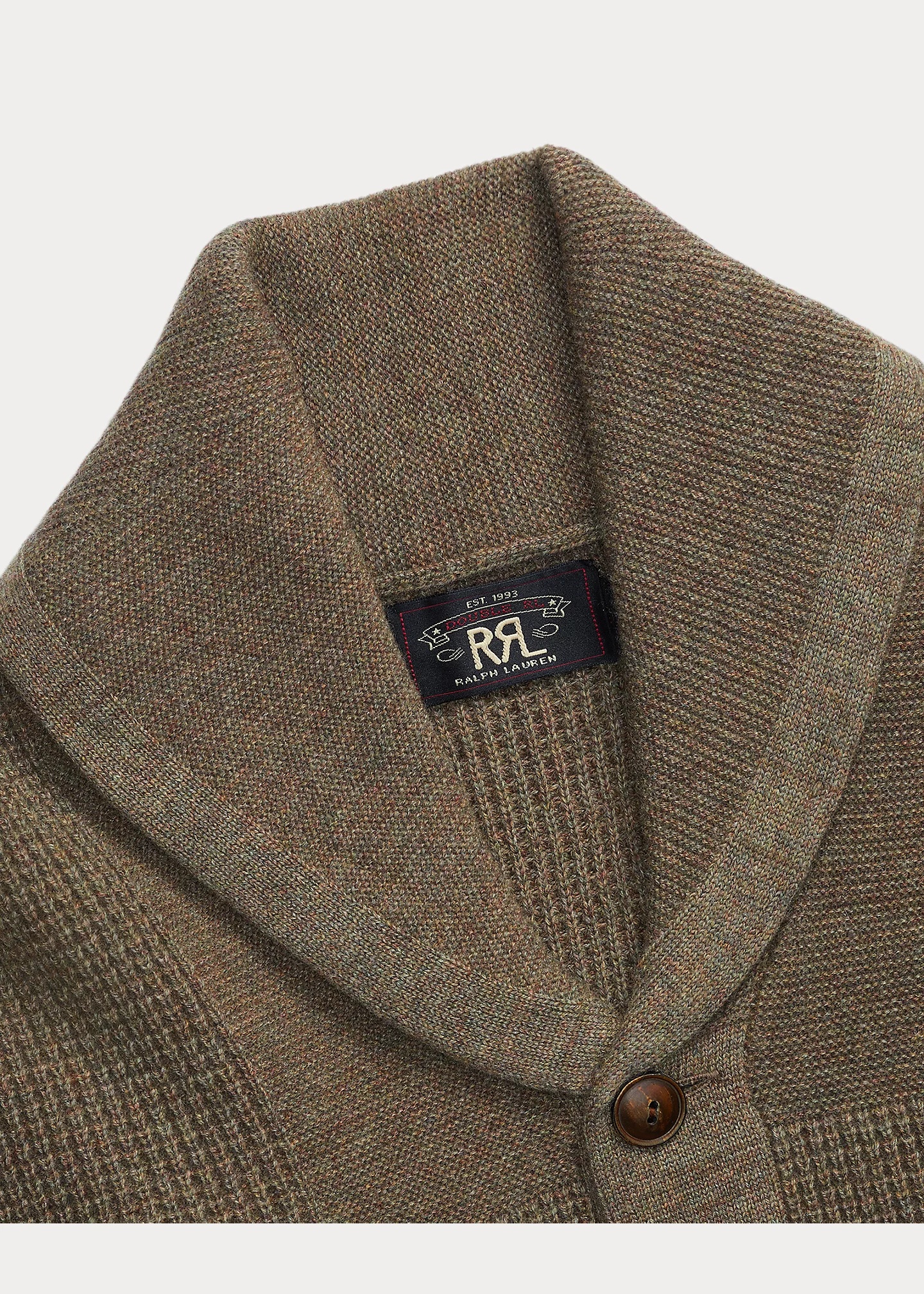 Waffle Cashmere Shawl-Collar Cardigan - 3