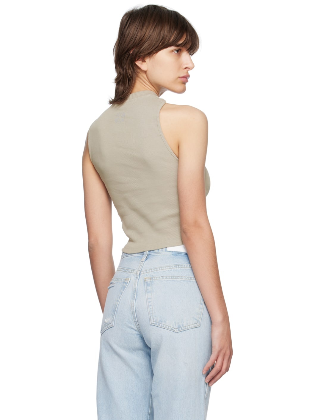 SSENSE Exclusive Tan Cell Tank Top - 3