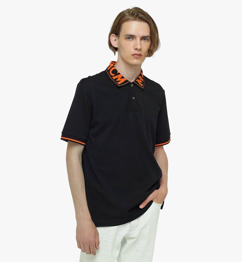 MCM Men’s Logo Polo Shirt in Cotton Piqué outlook
