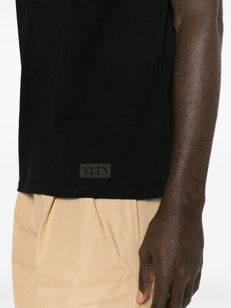 logo-patch cotton T-shirt 5