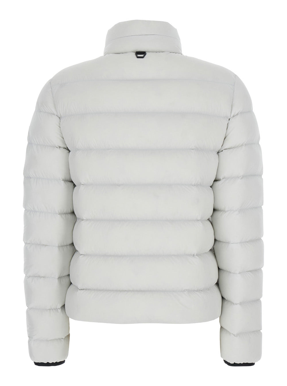 Moncler Women 'Cerces' White High Neck Down Jacket With Logo Print In Tech Fabric Woman - 2