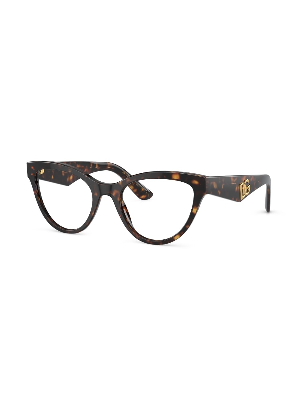 cat-eye frame clear-lenses glasses - 2