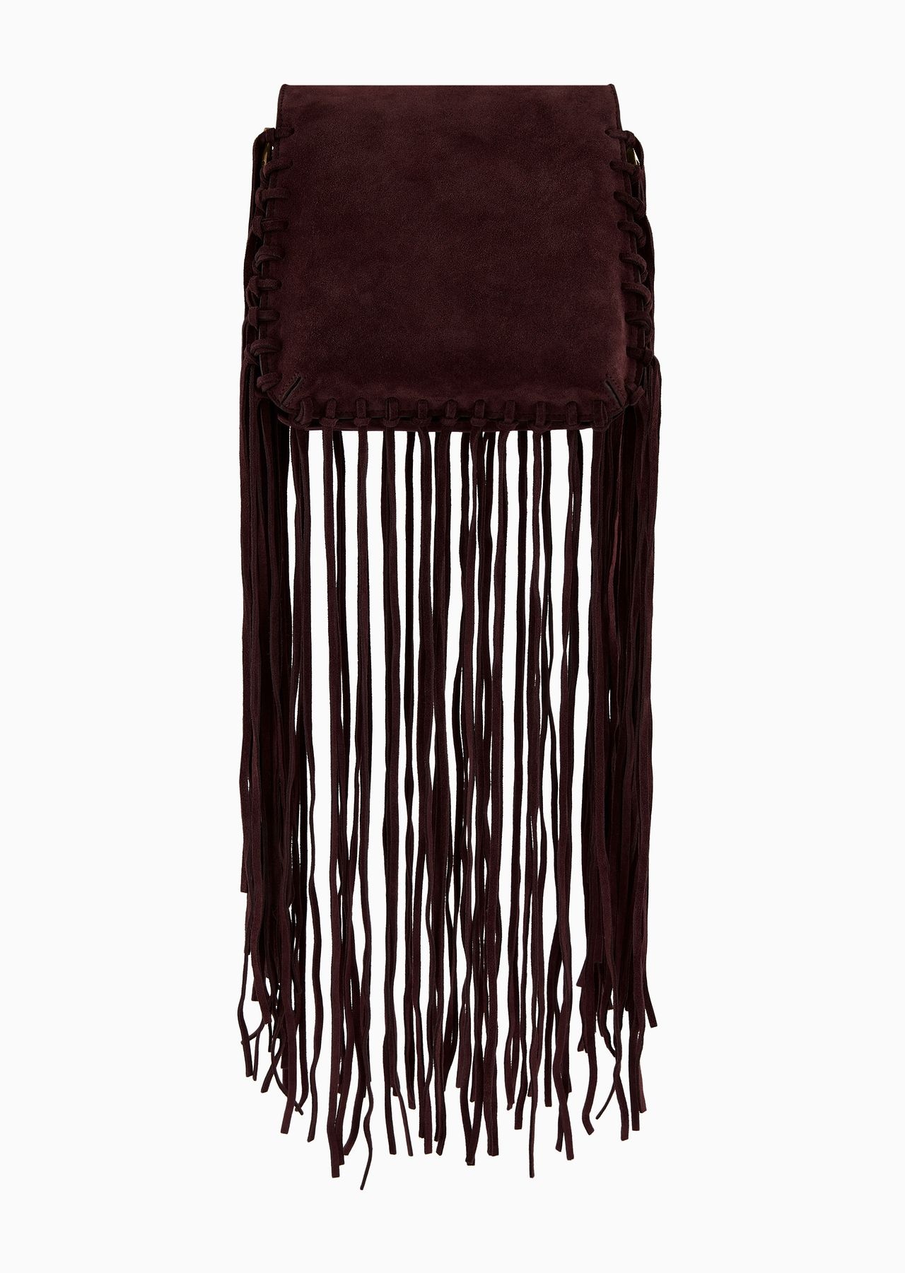La Prima fringed suede bag - 4
