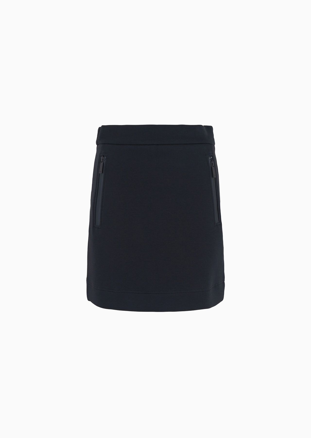 Double jersey pencil mini skirt - 1