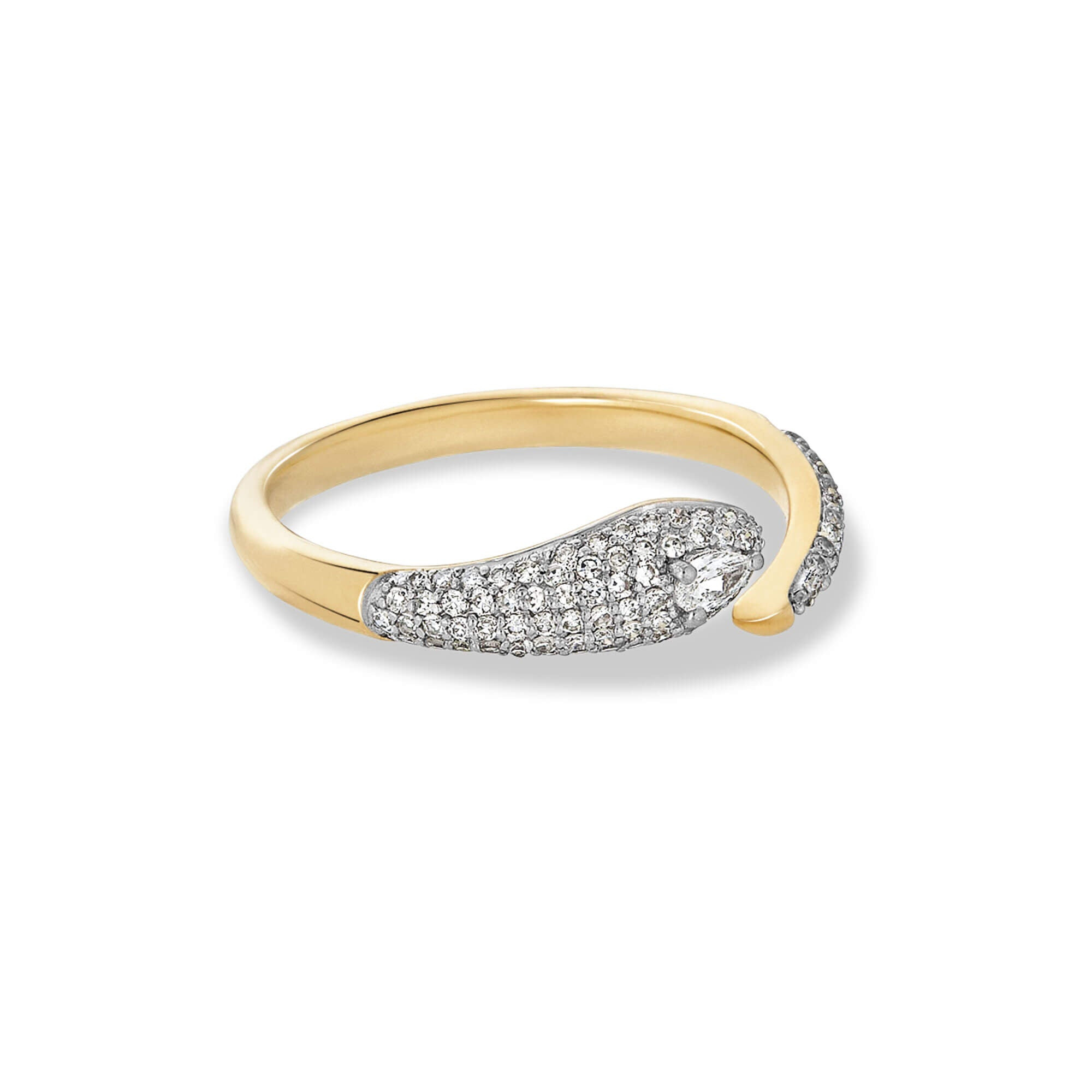 The Pavé Diana Ring - 3