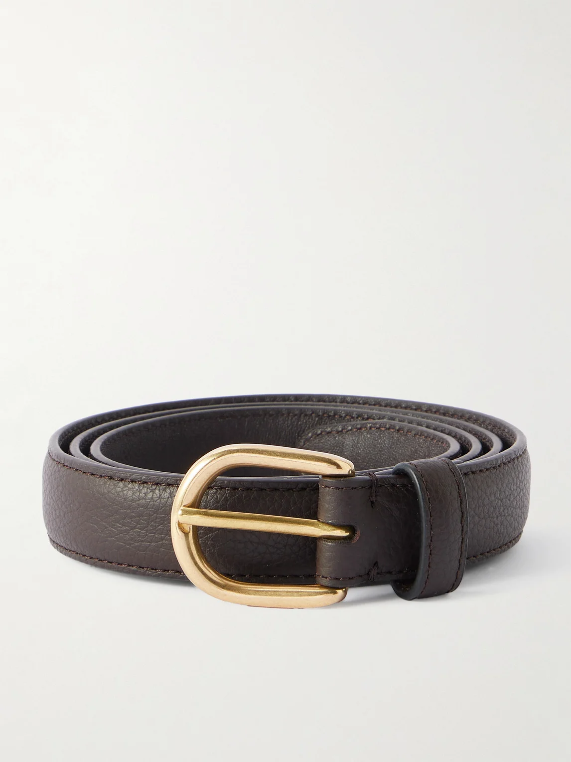 Cardon 2.5cm Full-Grain Leather Belt - 1