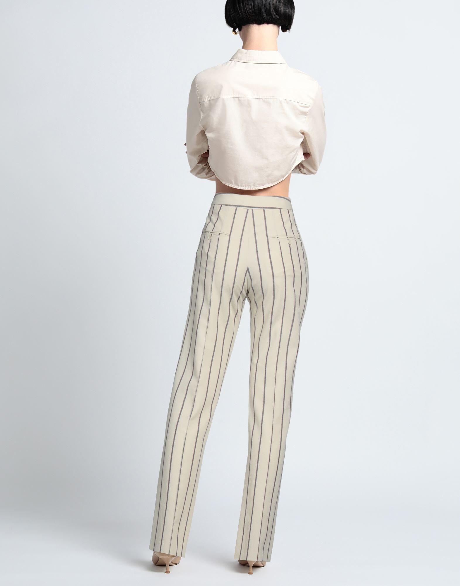 Beige Women's Casual Pants - 3
