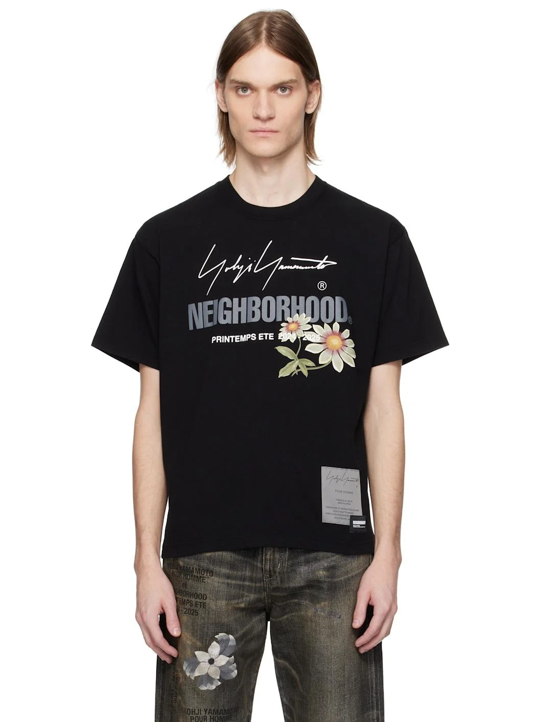 Black NEIGHBORHOOD Edition Short Sleeve T-shirt - 1