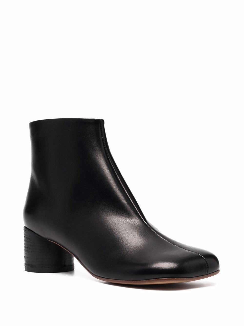 square-toe ankle boots - 2