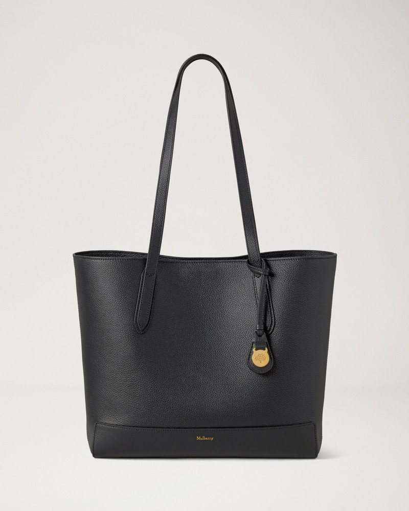 Shopper Black Small Classic Grain 1