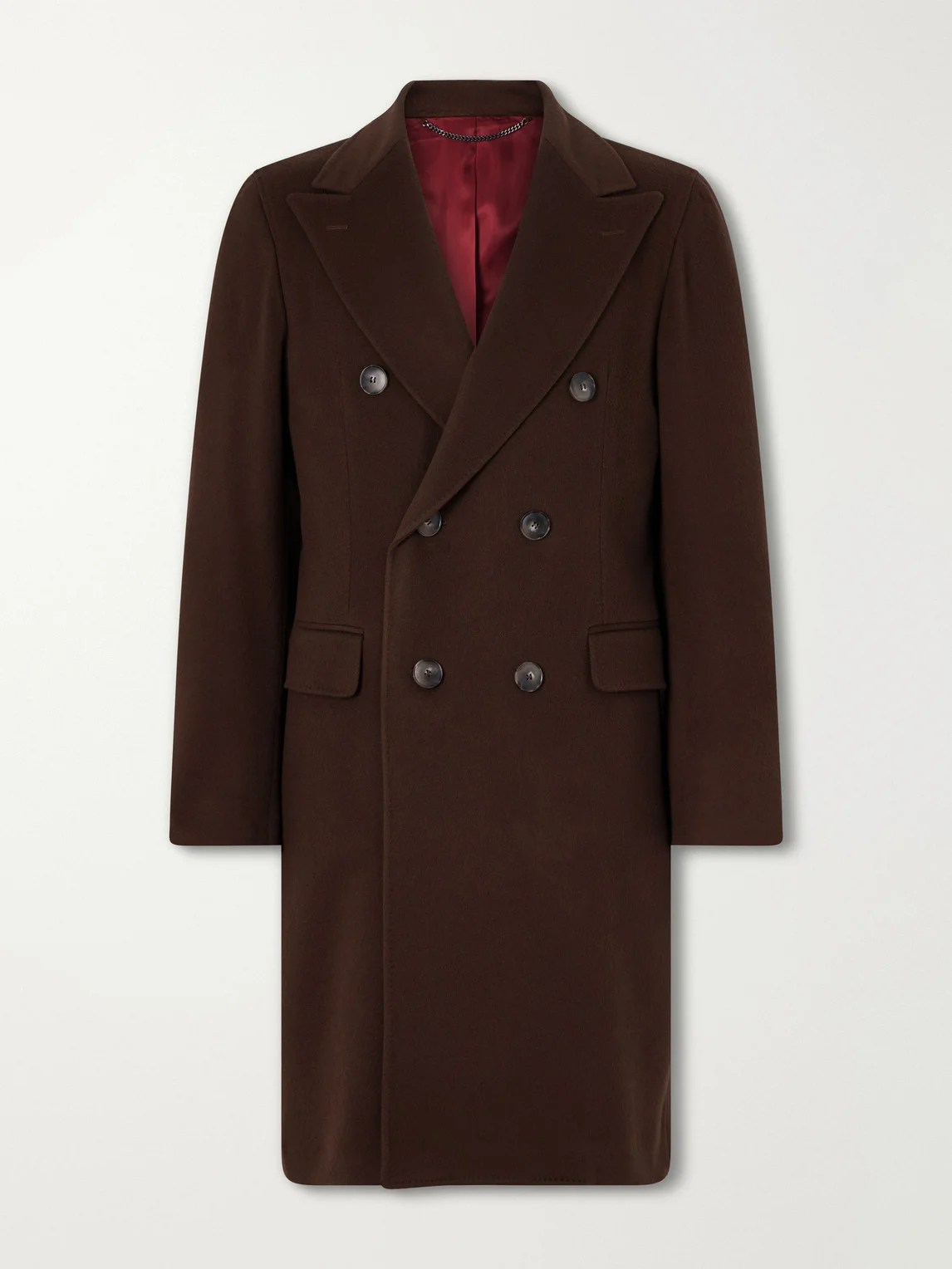 Wool and Cashmere-Blend Coat - 1